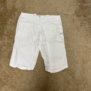 Puma White golf shorts Shorts